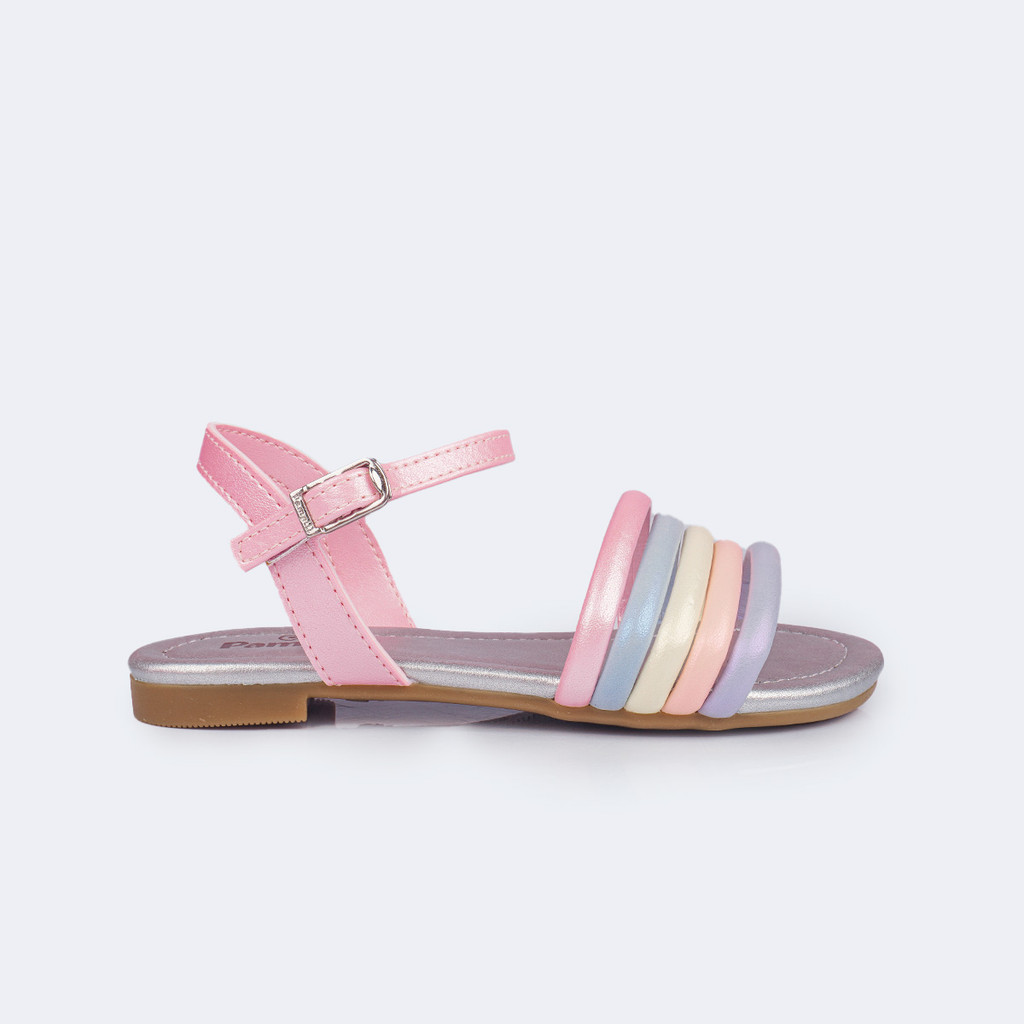 Sandália Rateira Infantil Pampili Tiras Candy Colors Pampili em Oferta na Shopee