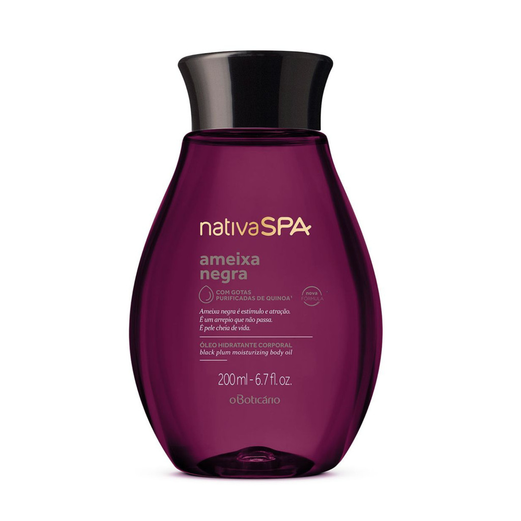 Óleo Hidratante Corporal Nativa SPA Ameixa Negra 200ml