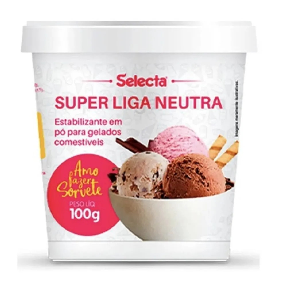 Liga Neutra em Pó 100g Mix para Sorvetes e Gelados