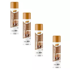 Kit 4 Verniz De Madeira Spray Cerejeira 400ml Proteção UV