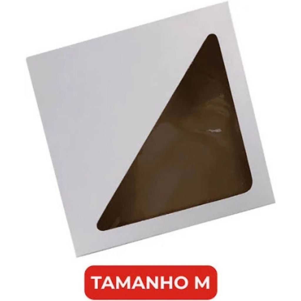Caixas com Visor para Doces e Salgados 27cmx27cm Papelão Cia dos Produtos  Embalagem Reforçada Plus