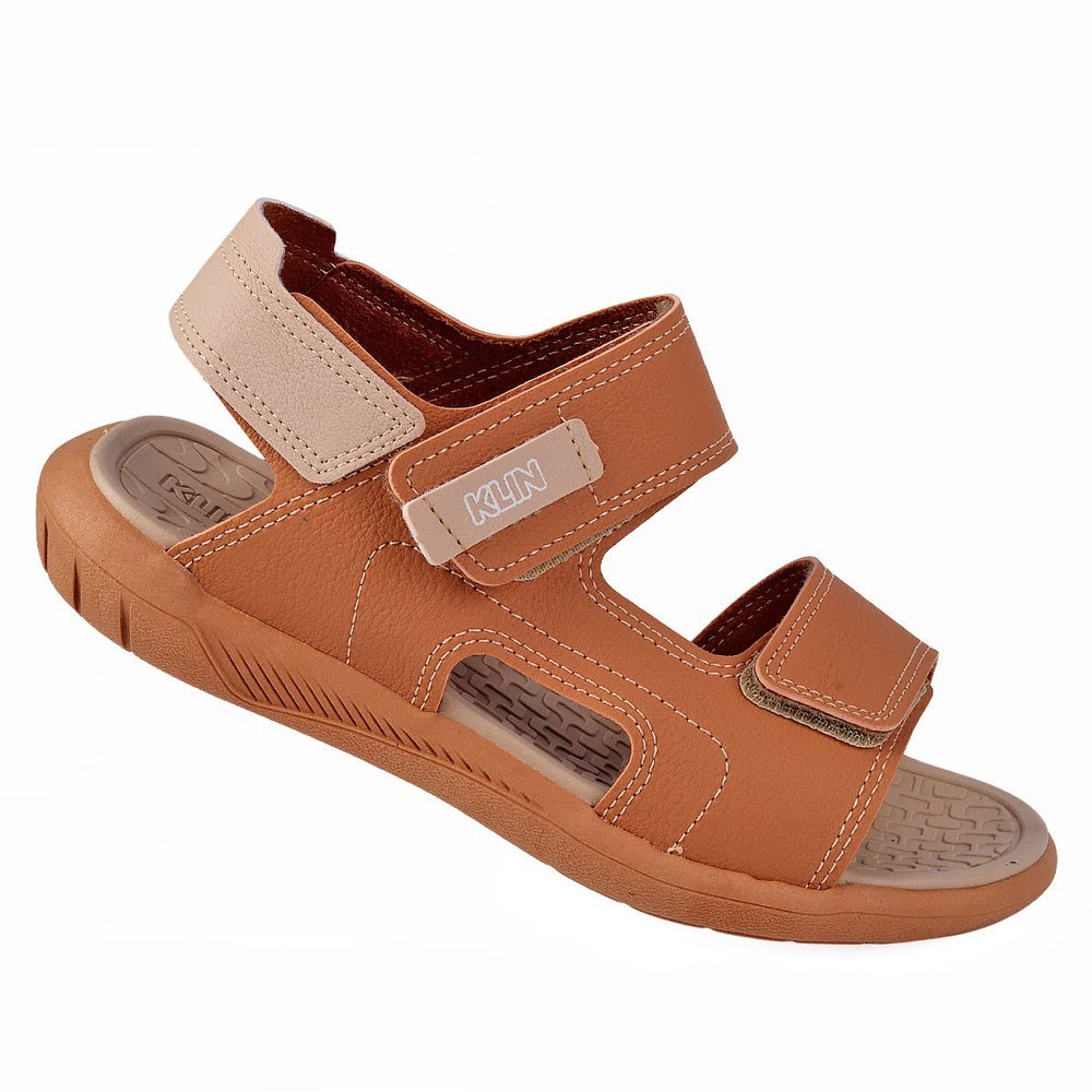 Papete Infantil KLIN Urban Menino Marrom Ajustável com Velcro - Conforto e Segurança