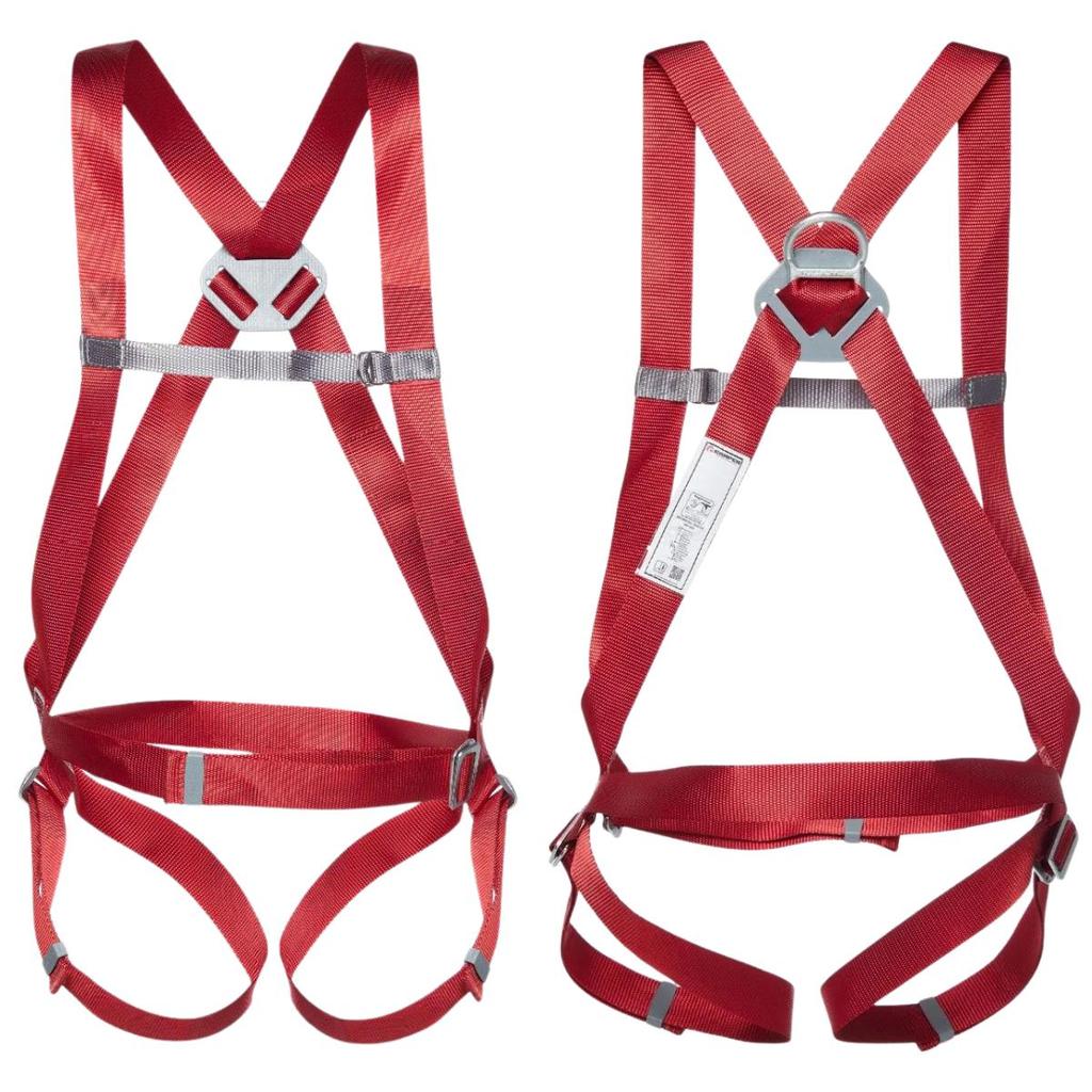 Cinto Paraquedista 1 Ponto de Ancoragem Dorsal Com CA 45452 Cinturão CP1101 Camper