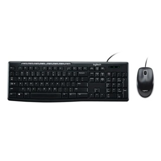 Kit Teclado e Mouse Logitech MK200, Membrana, Com Fio, ABNT2 - 920-002718 em Oferta na Shopee