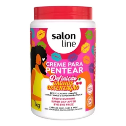 CREME PARA PENTEAR DEFINIÇÃO CACHOS OSTENTAÇÃO SALON LINE 1KG