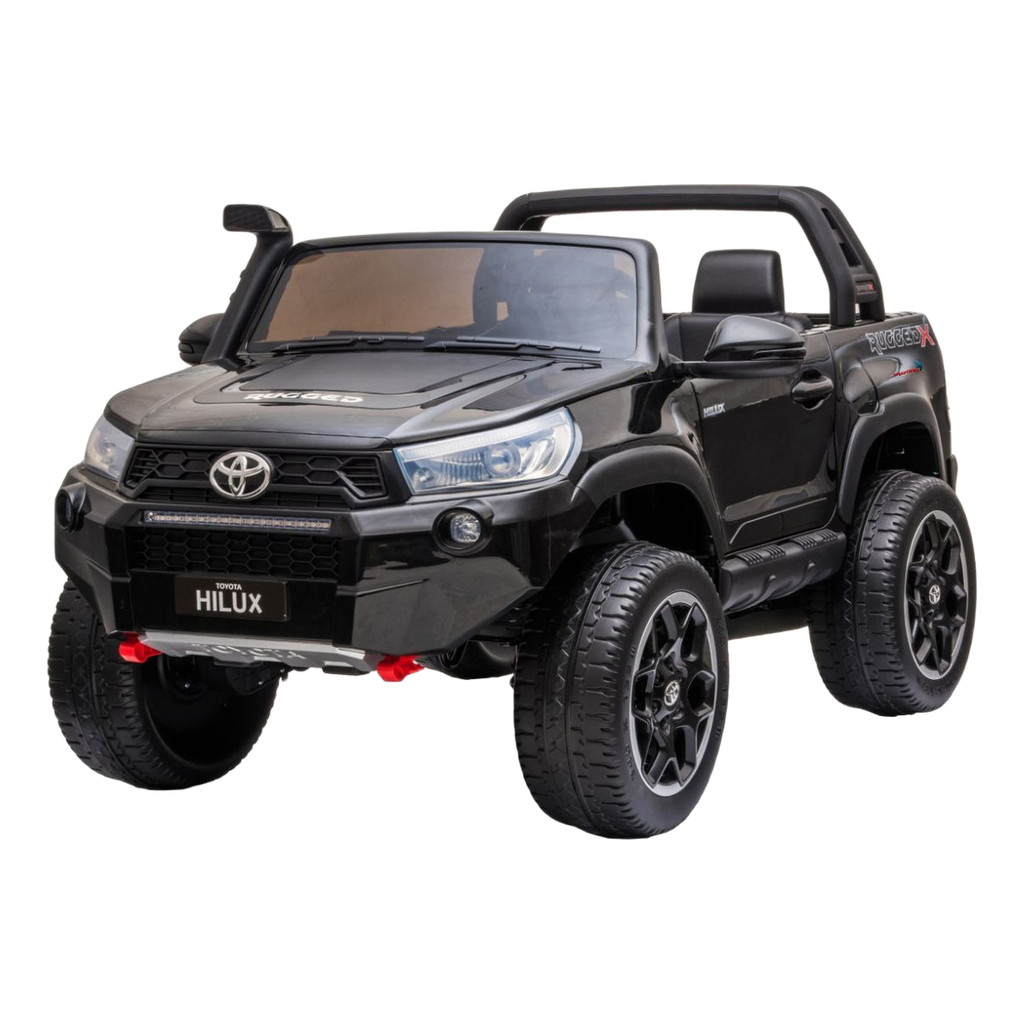Mini Caminhonete Hilux Elétrica Infantil 24V Licenciada com 2 Assentos, EVA, Assento de Couro e Controle Remoto