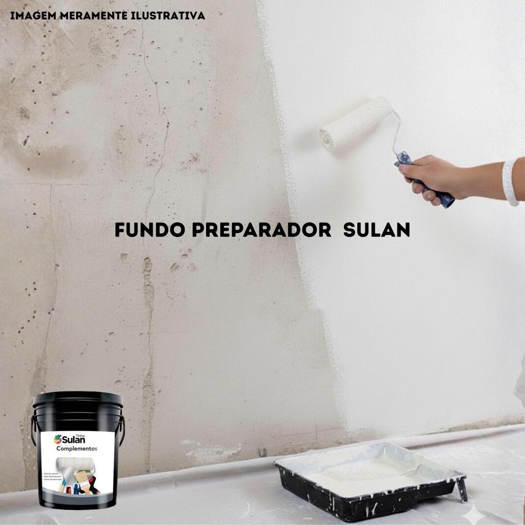 Fundo Preparador de Paredes Sulan 900mL – Sela, Fixa e Aumenta Aderência da Tinta em Oferta na Shopee