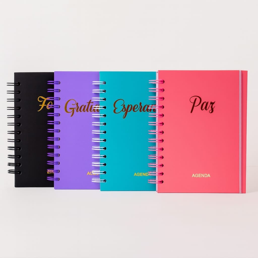 Agenda 2026 Capa Dura Coleção Estampas Farm com Glitter 336 Páginas