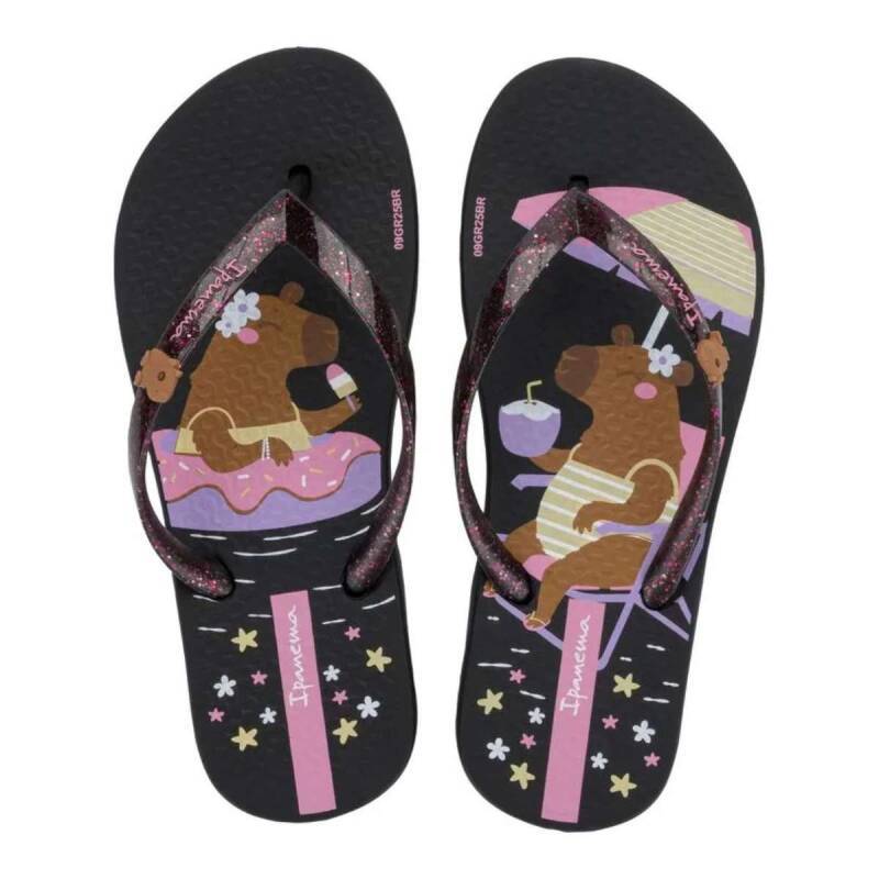 Chinelo Ipanema Capivara Hype Dedo - Feminino - Preto em Oferta na Shopee
