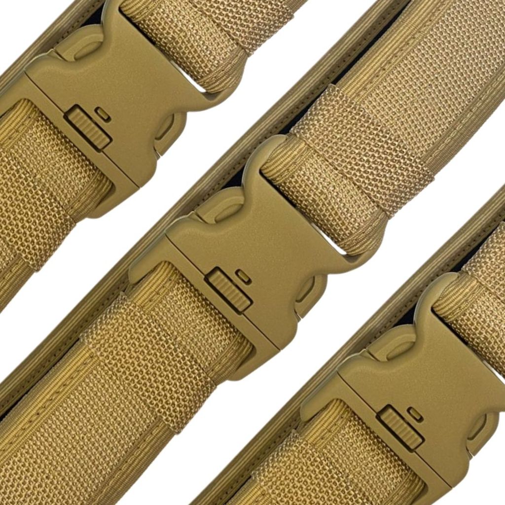 Cinturão Tático Militar de Guarnição Com Fivela de Engate Rápido Reforçado 3 Trava Cáqui em Oferta na Shopee
