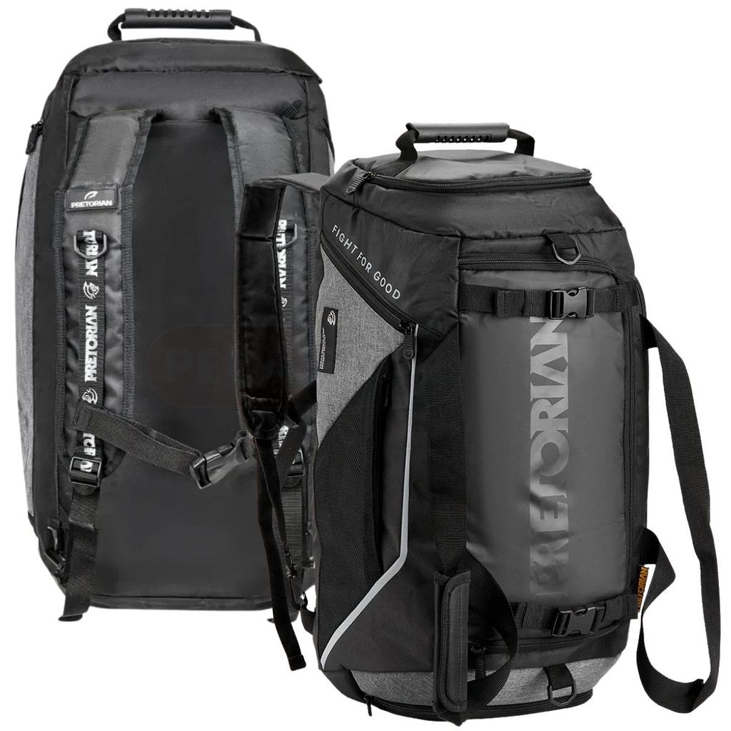 Bolsa Mochila Duffel 33L Para Academia, Viagem E Treino - Pretorian