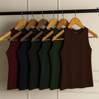 Kit 2 Regatas Blusinha Basica Casual Blusa Feminina Blogueira Tendencia Para Lazer, Academia e Esportes em Oferta na Shopee