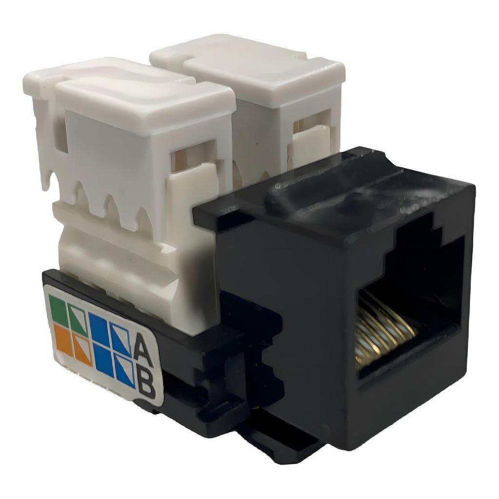 CONECTOR RJ45 FEMEA CAT5E WT-2001 C/W BRANCO