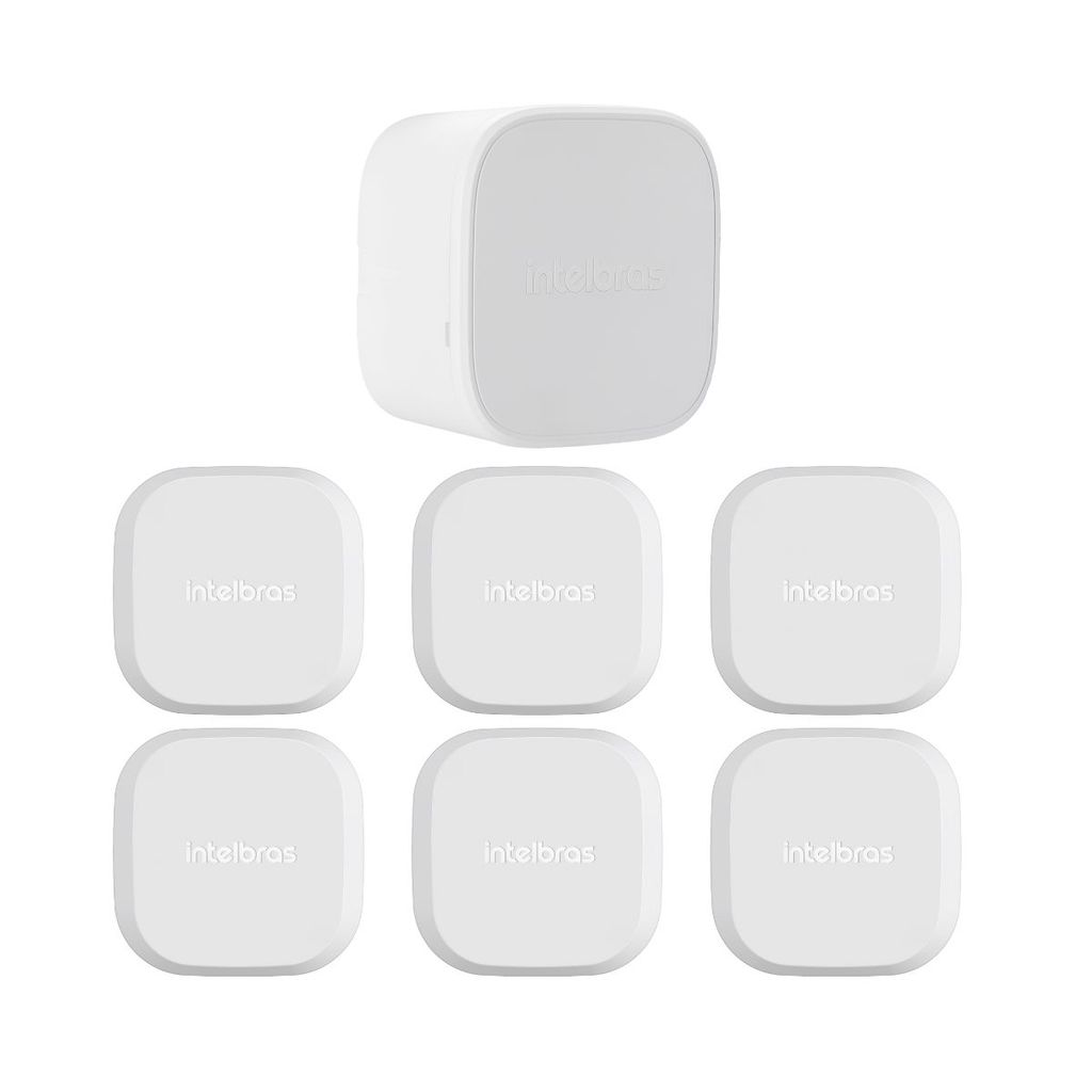 Kit 7 Caixas de Passagem Plástica Câmeras Bullet/Dome Interno VBOX 1000 Mini Intelbras