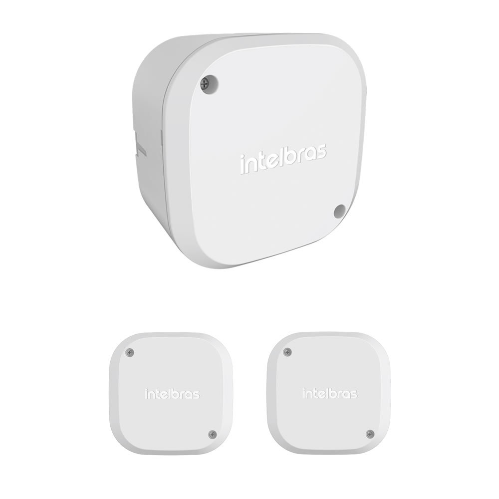 Kit 3 Caixas de Passagem Plástica Câmeras Bullet/Dome Interno VBOX 1100 Intelbras