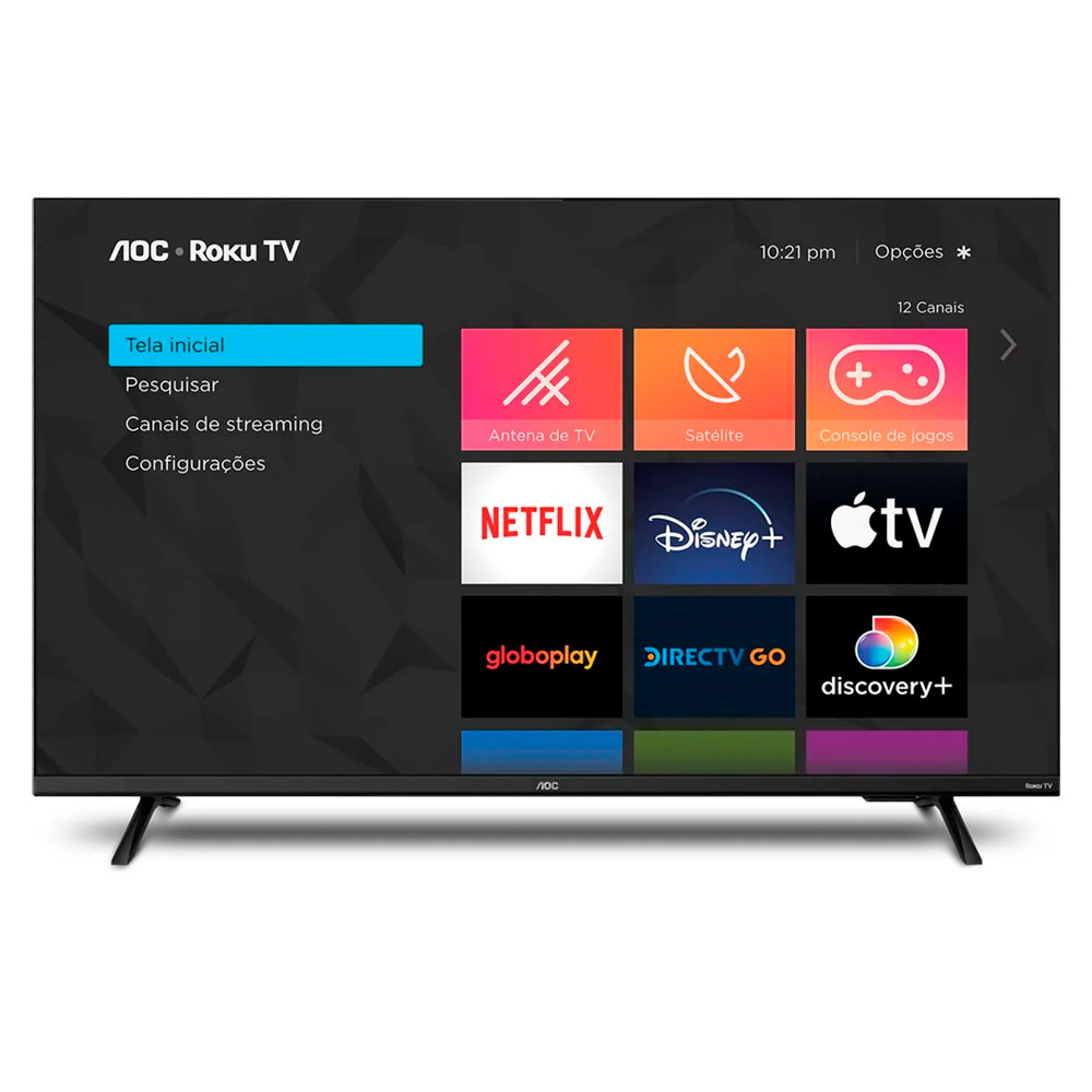 Detalhes do Smart Tv Aoc Roku 43 Polegadas Full Hd Série 5135 43s5135