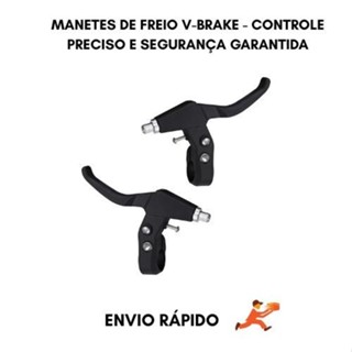 MANETES (MAÇANETA) DE FREIO V-BRAKE - CONTROLE PRECISO E SEGURANÇA GARANTIDA! em Oferta na Shopee