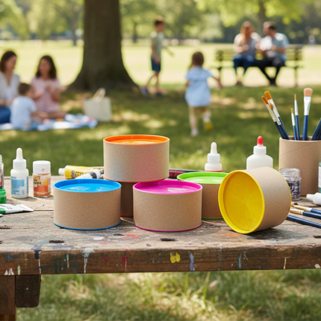 50 Tubo Latas Premium 5x10 Artesanato Festa Aniversário Natal Ano Novo Personalização Pote em Oferta na Shopee