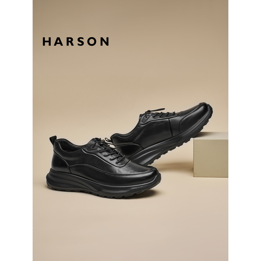 Husen sapatos masculinos verão preto Samurai sapatos casuais masculinos de couro genuíno negócios sapatos casuais de cou
