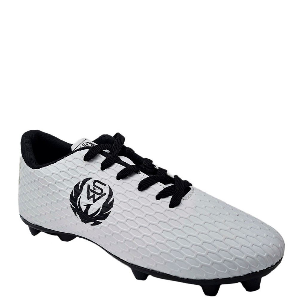 Chuteira Sport West Campo Masculina Branco Preto