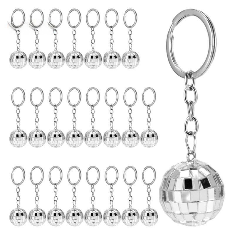 Chaveiro De Bola De Discoteca , 24 Peças , Lembrancinhas De Festa , 70S , Espelho Prateado , Fácil Instalação em Oferta na Shopee