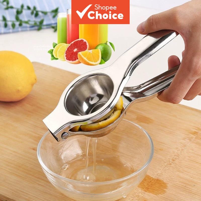 Espremedor de Cítricos de Aço Inoxidável para Limão e Laranja - Utensílios de Cozinha para Sucos de Laranja