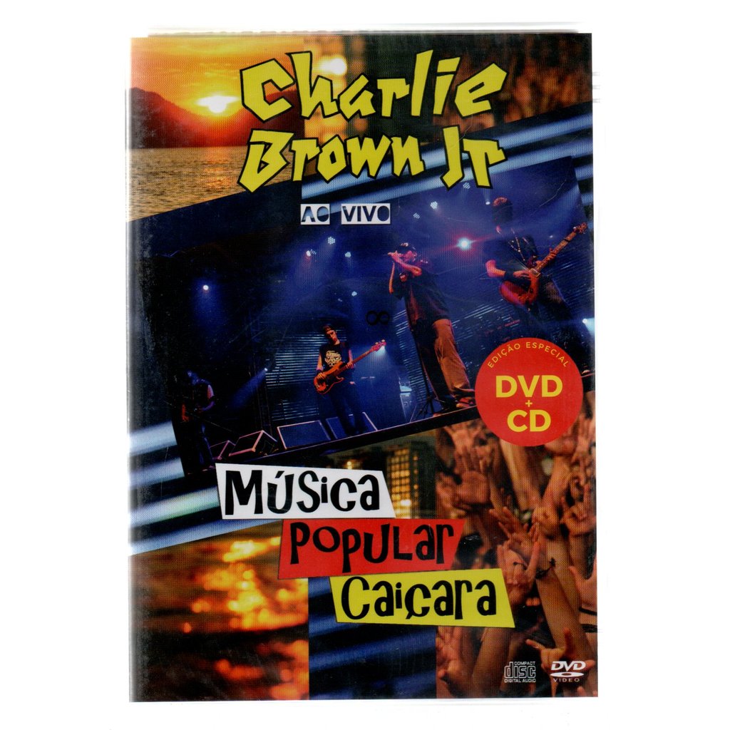 Dvd + cd Charlie Brown Jr. - Musica Popular Caiçara