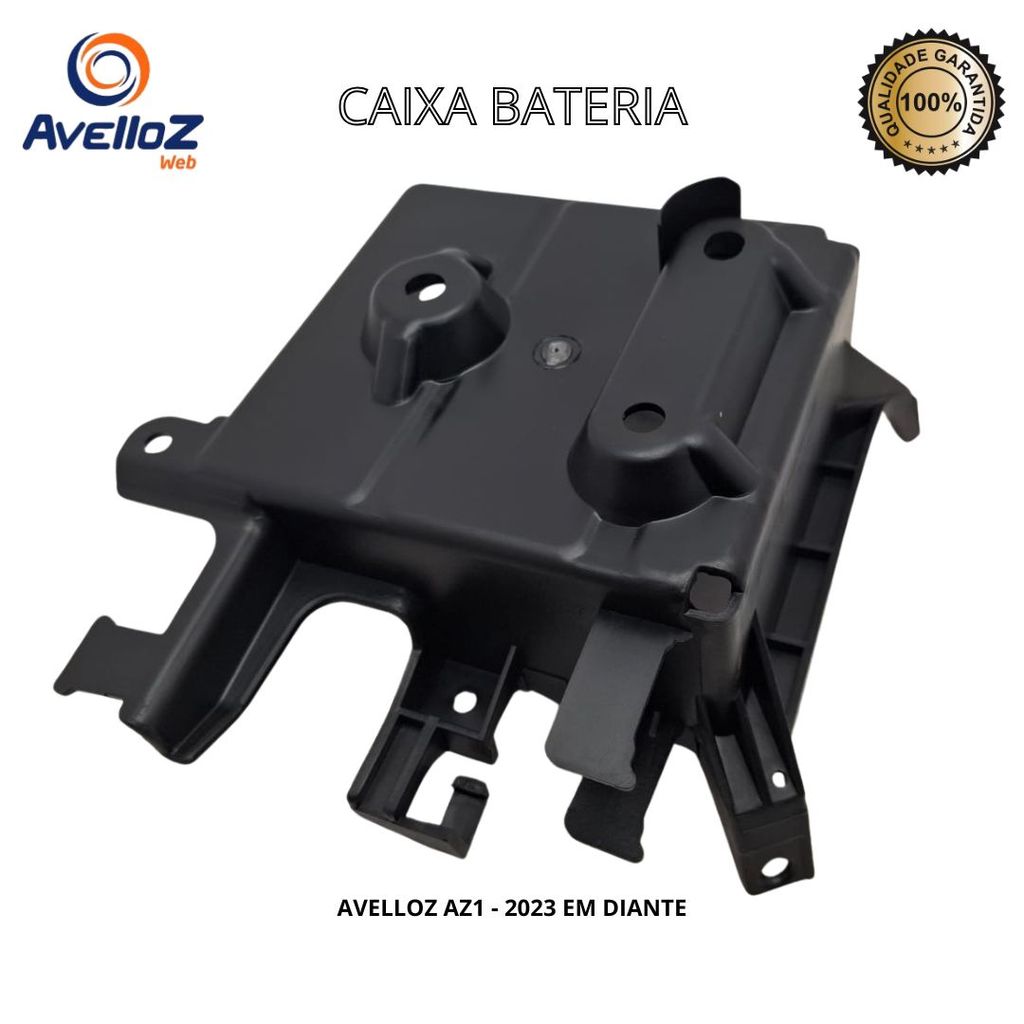 Caixa Bateria Avelloz Az1 2023 Em Diante Preto