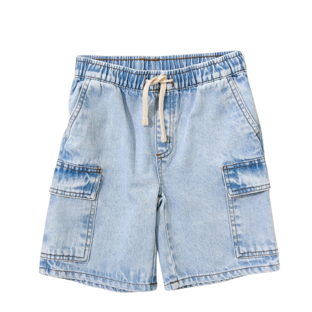 Bermuda Hering Infantil Menino Jeans Cargo