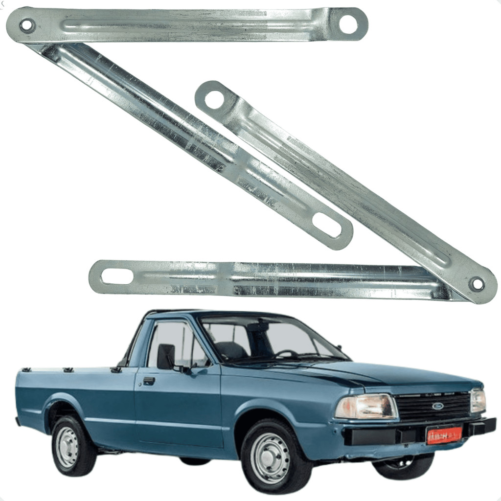 Par Tirante Dobradiça Da Tampa Traseira Ford Pampa 1982 A 1997