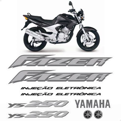 Kit Adesivos Para Moto Yamaha Fazer 250 YS 2006 + Emblemas