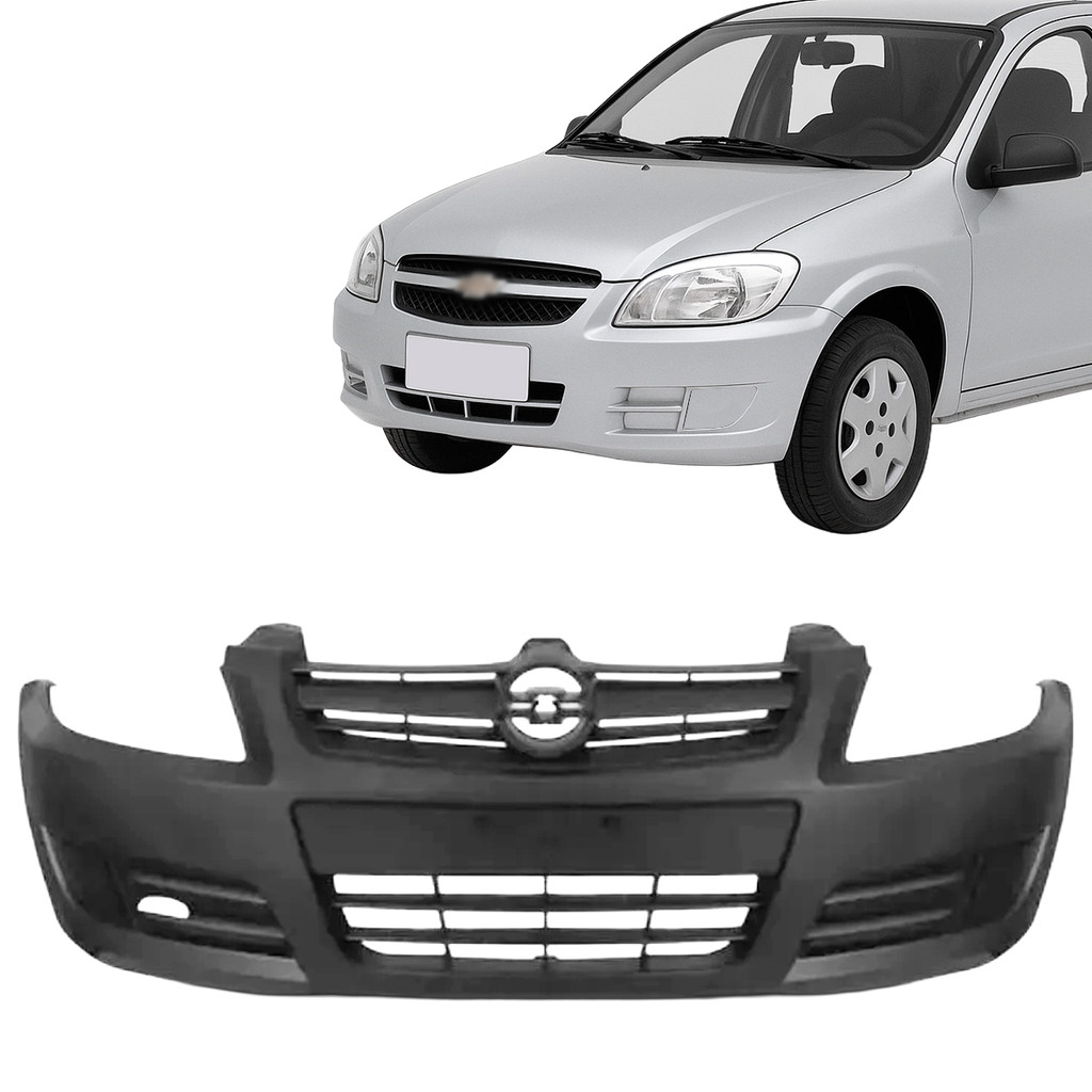 Parachoque Dianteiro Celta Prisma 2006 2007 2008 2009 2010 2011 Cinza Texturizado em Oferta na Shopee