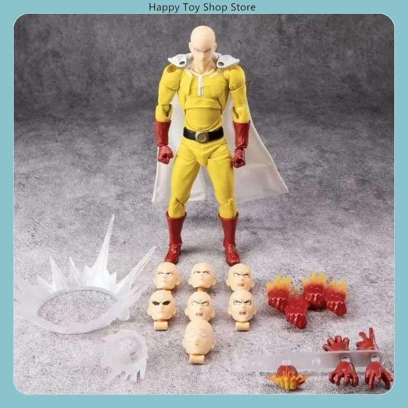 One Punch Man Saitama Edição Especial Vários Acessórios Figura Articulada Coleção De Anime Presente