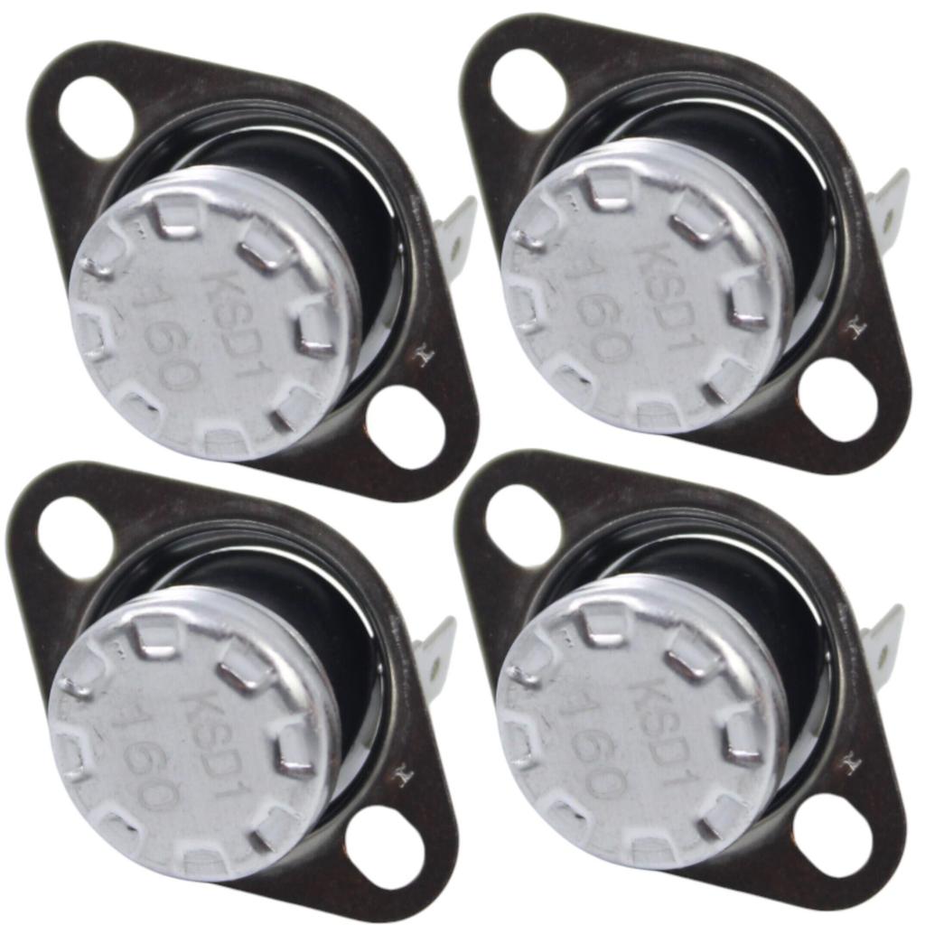 Kit C/4 Termostatos Magnetron P/ Micro-ondas Electrolux Me18s, Mef28 e Mec52 Original