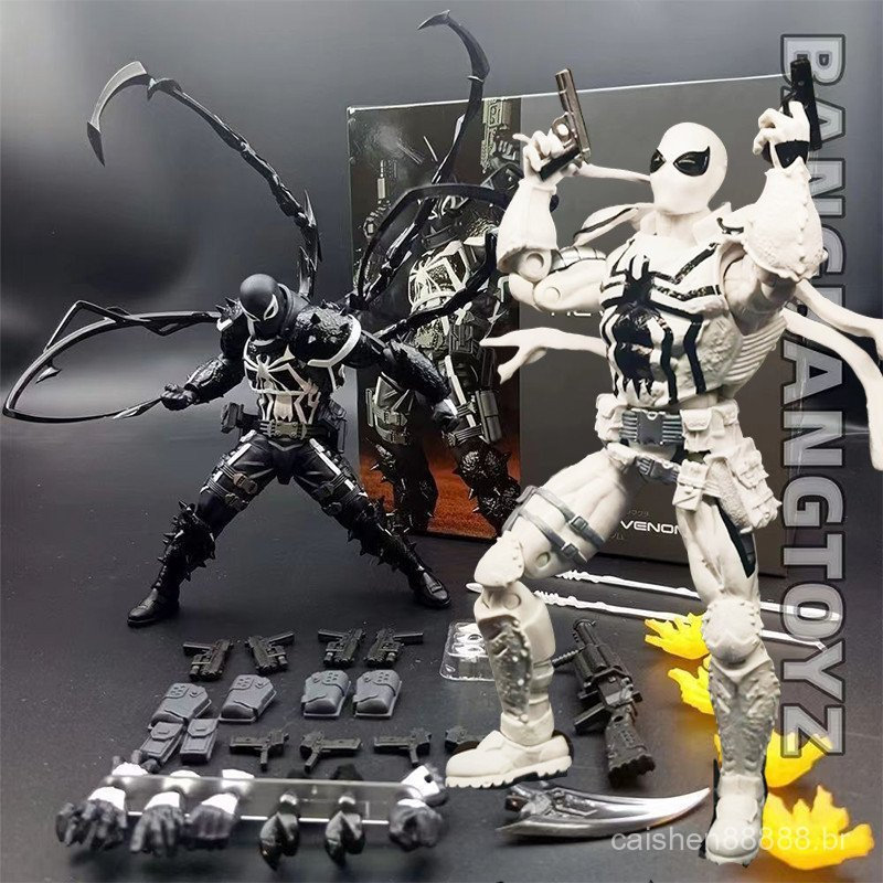 Marvel Agent Venom Anti SHF Carnificina Figura De Ação Articulada Móvel Yamaguchi 9CXM NHUD em Oferta na Shopee