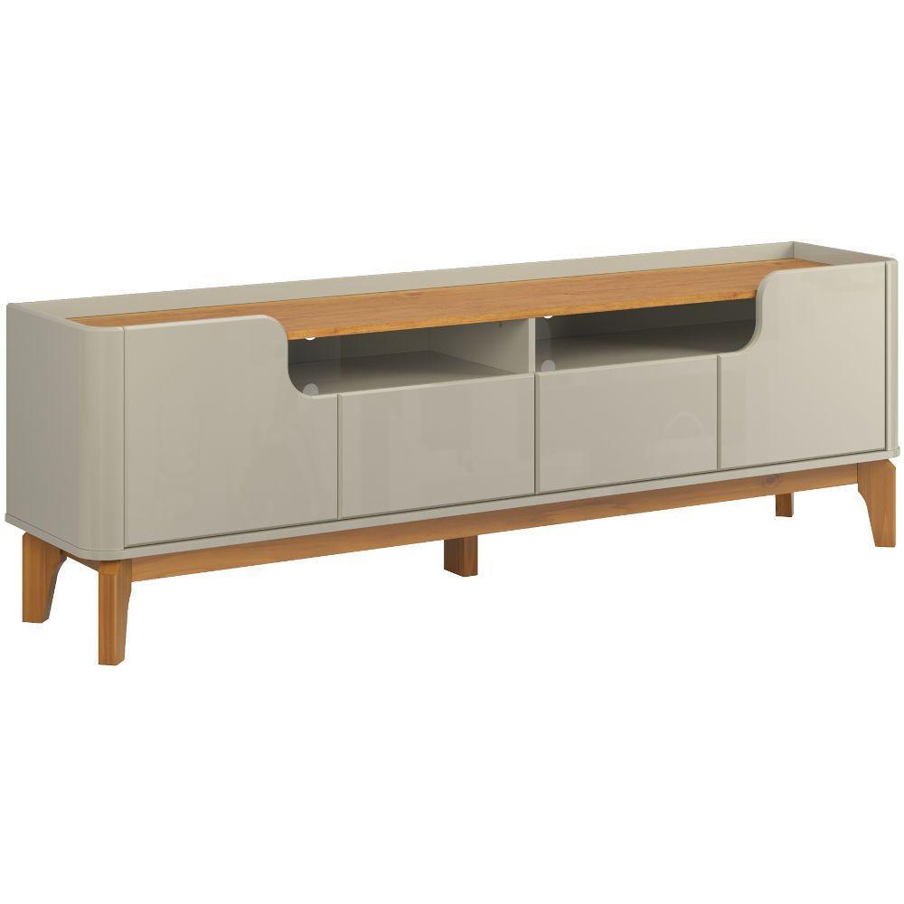 Rack Patrimar Flip p/ até Tvs 65" 4 Portas MDP 160cm em Oferta na Shopee