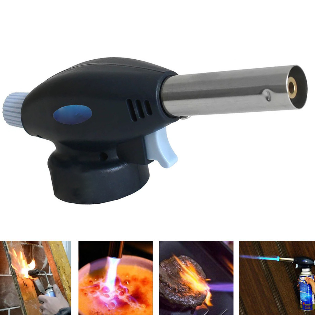 Maçarico Culinário Profissional Portátil com Regulagem de Chama, Acendimento Fácil e Uso Gourmet Multiuso em Oferta na Shopee