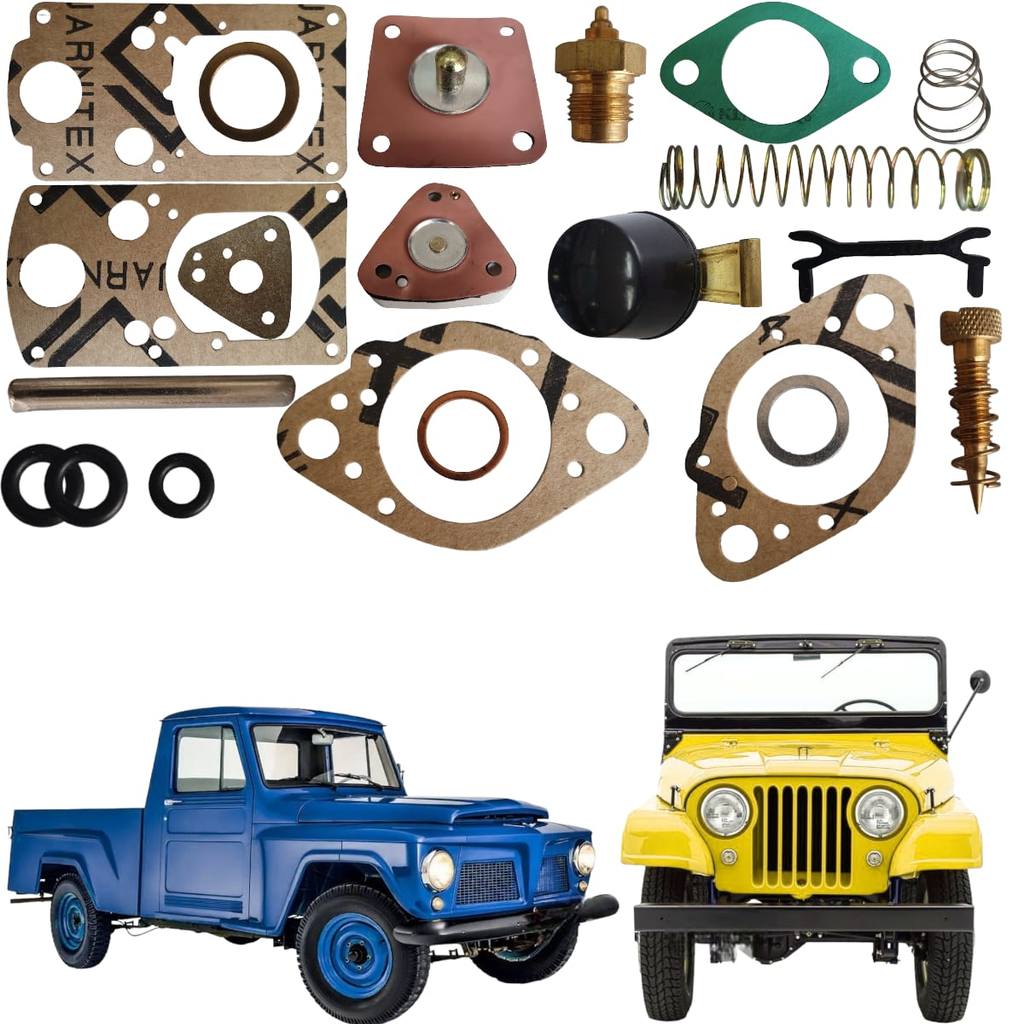 Reparo De Carburador 04 Cil Motor Ohc Jeep / Rural / F 75 Ford Willys