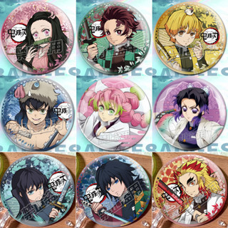 75mm Broches Demon Slayer Holográfico/Nezuko/Shinobu/Mitsuri/Tokito/Tanjiro/Rengoku/bottons/Distintivo/badge/pins/anime em Oferta na Shopee