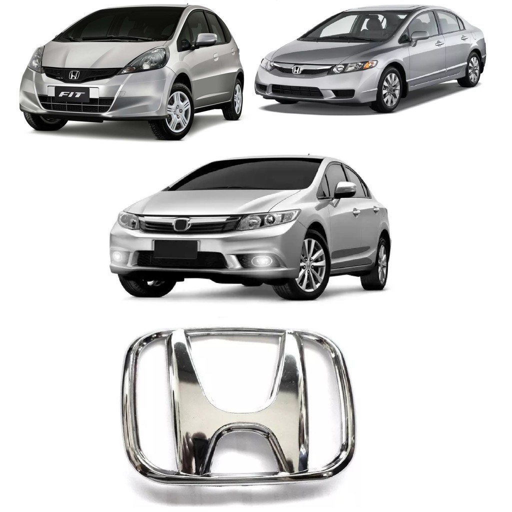 EMBLEMA GRADE NEW CIVIC 2007 A 2016 NEW FIT 2009 A 2019