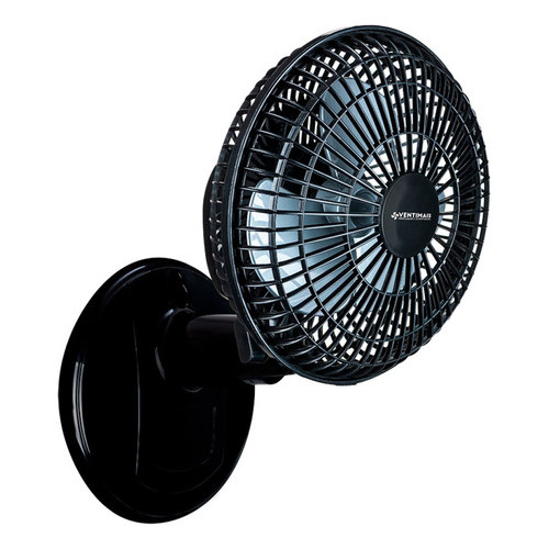 Detalhes do Ventilador Mini Turbo 20CM PRETO/ PRATA Ventimais - 127v