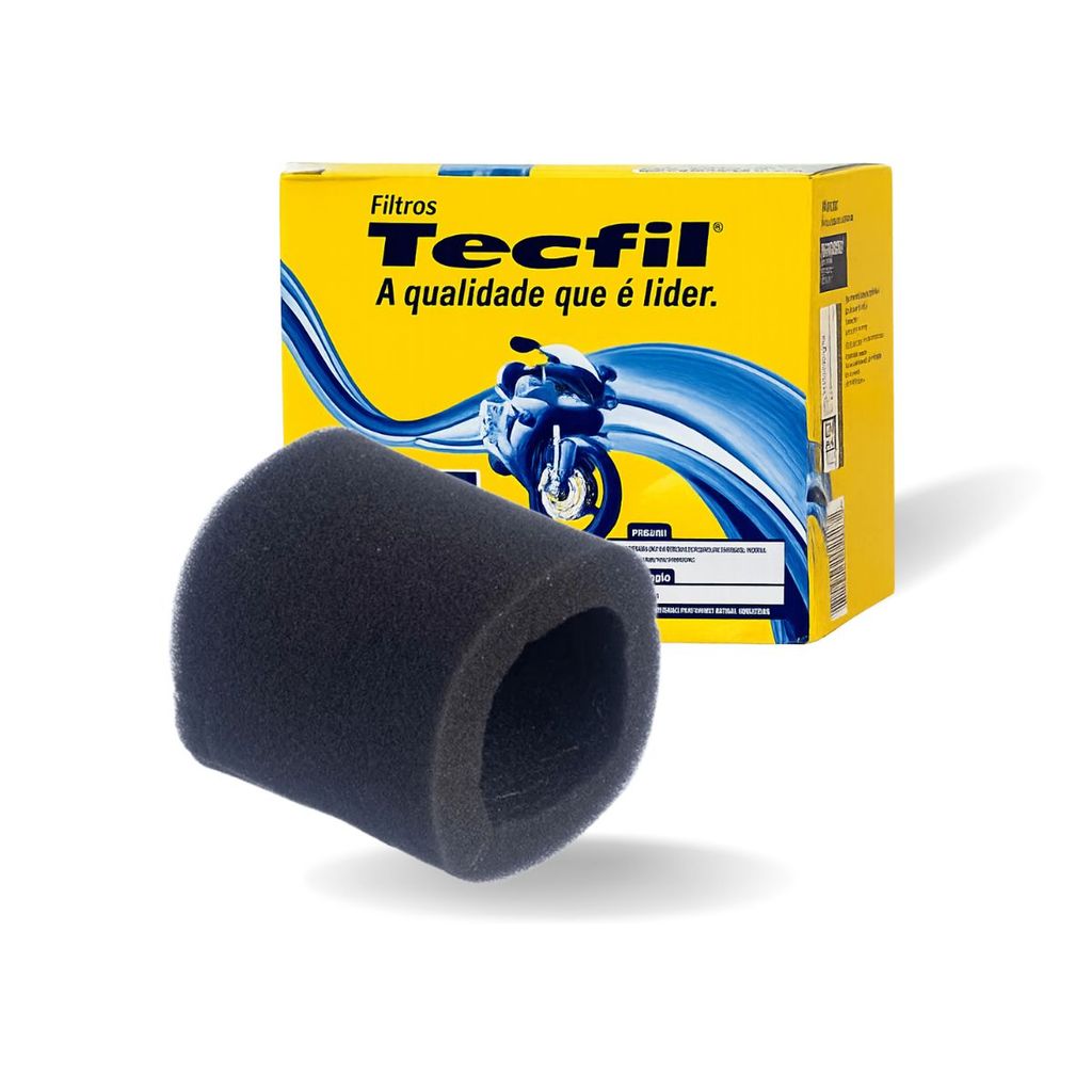Filtro Ar Moto Factor YBR 125 2008 ate 2025 Original Tecfil