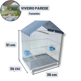 Viveiro de Parede para Passaros Zincado Promocao Gaiola Viveiro de Parede Barato em Oferta na Shopee