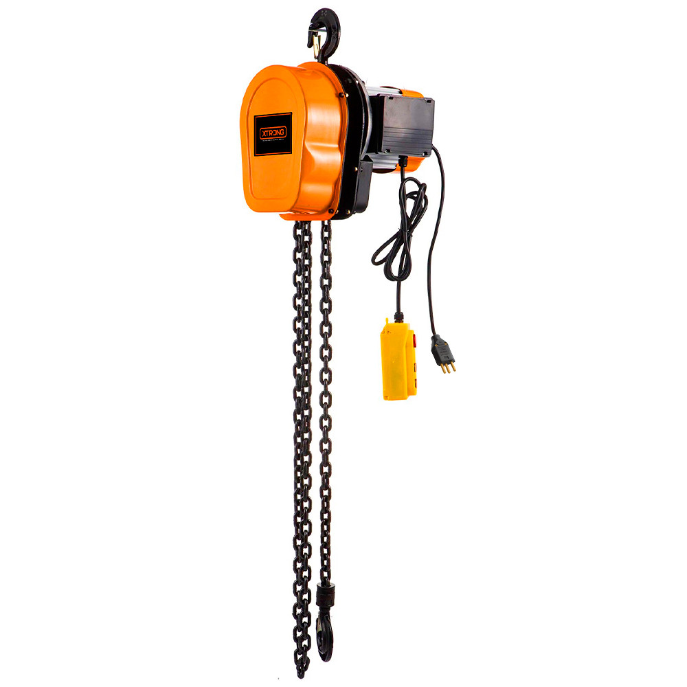 Talha Elétrica de Corrente Capacidade 1000KG Elevação 6 Metros Monofásico Xtrong XTCP-1006.1 (220V)
