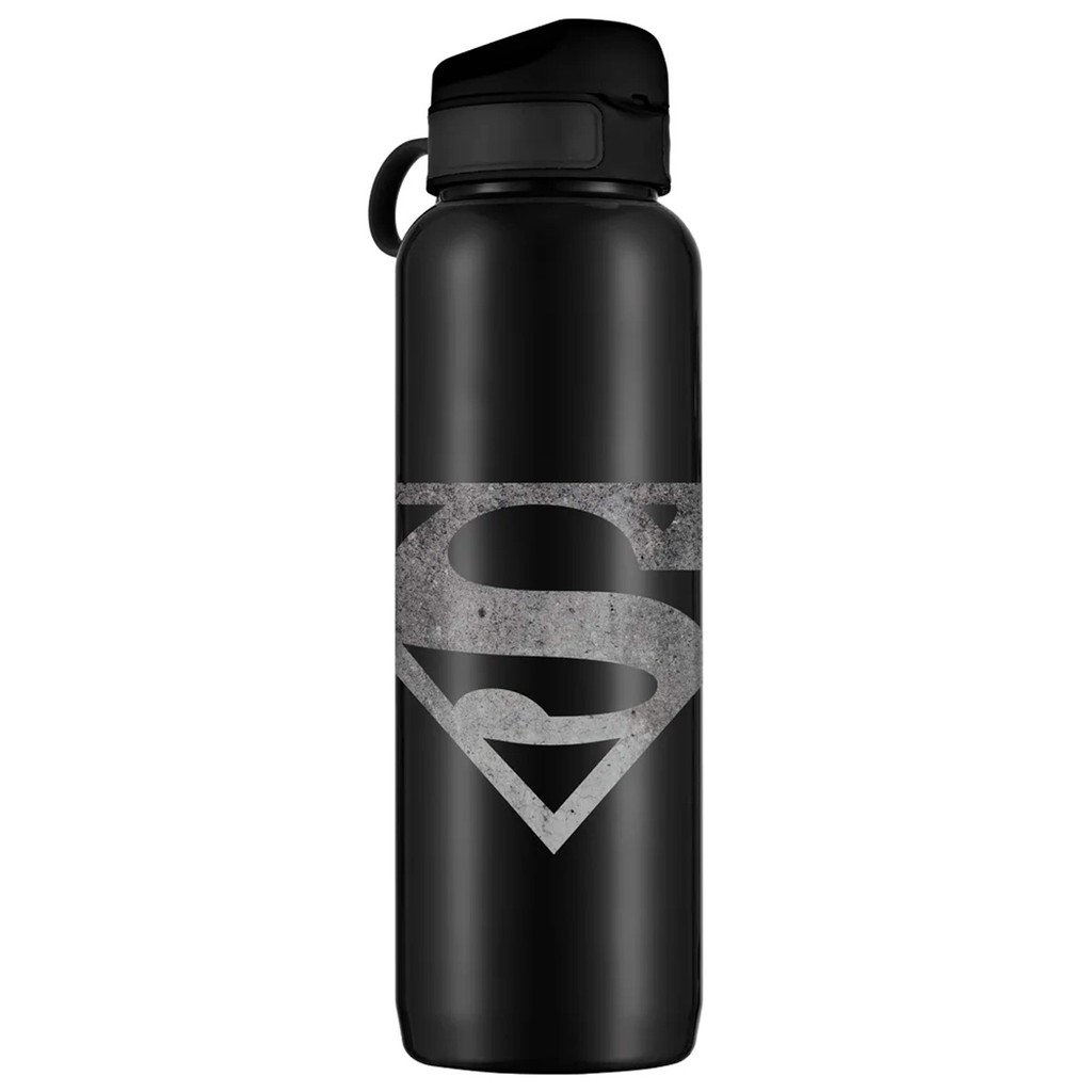 Squeeze Garrafinha Super Man 1 Litro Plástico Livre BPA