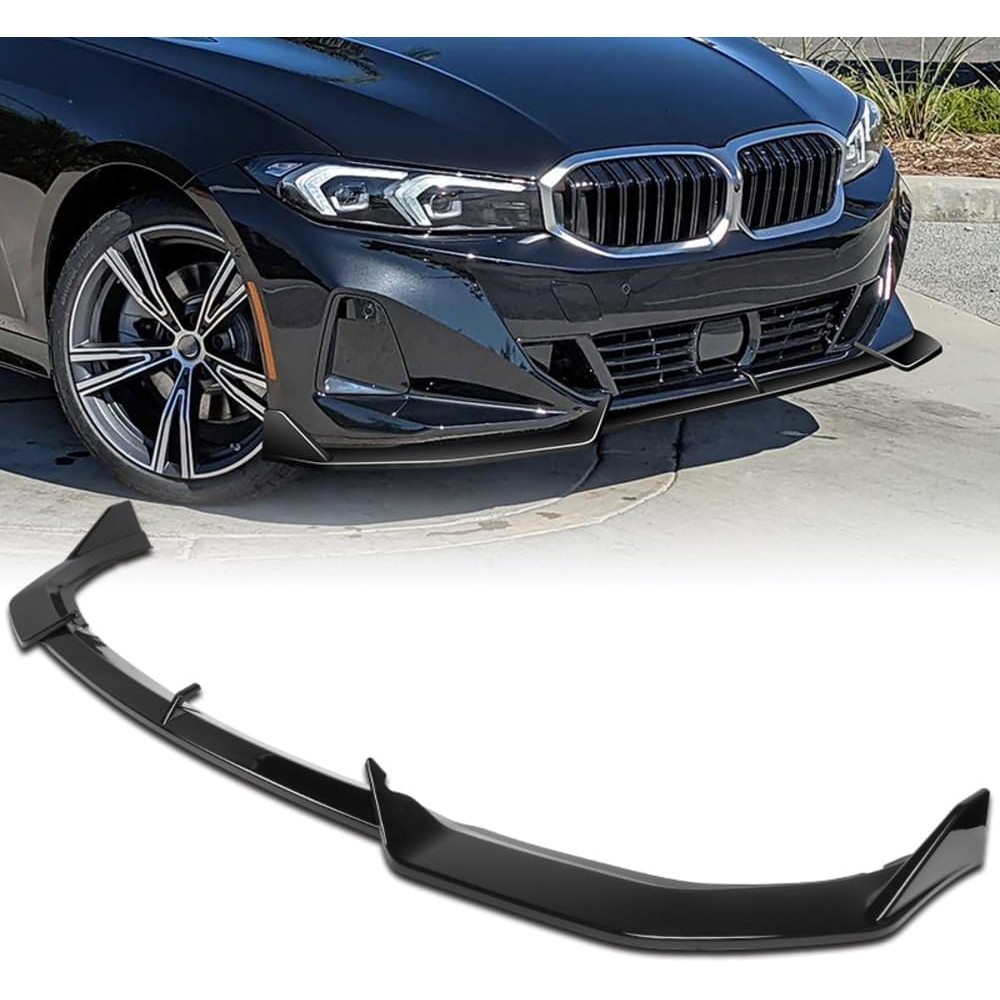 W-POWER , Lábio Do Pára-Choque Dianteiro Adequado Para Compatível Com BMW (G20) Modelo De Base 330e 330i 2023-2025 , Div