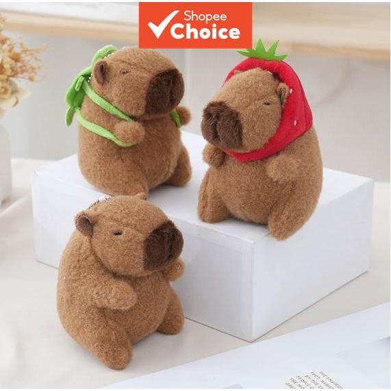 Pelúcia De Capivara 12cm, Travesseiro, Chaveiro Fofo, Pendente, Presente De Aniversário Para meninas