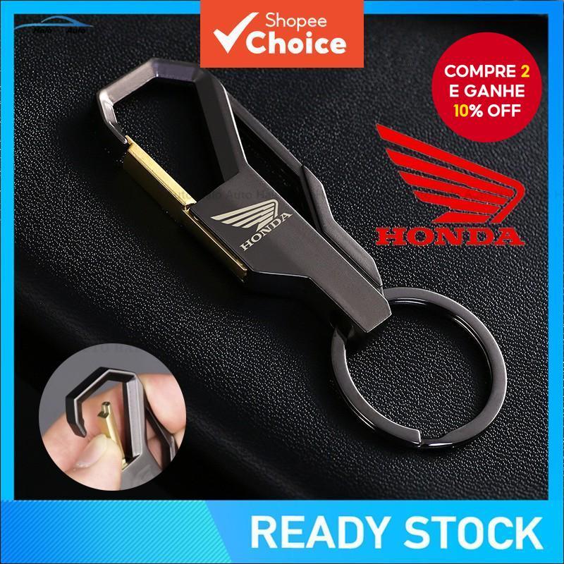 Novo Chaveiro Porta-Chaves Com O Logotipo Do Carro De Motocicleta Para Honda-motor