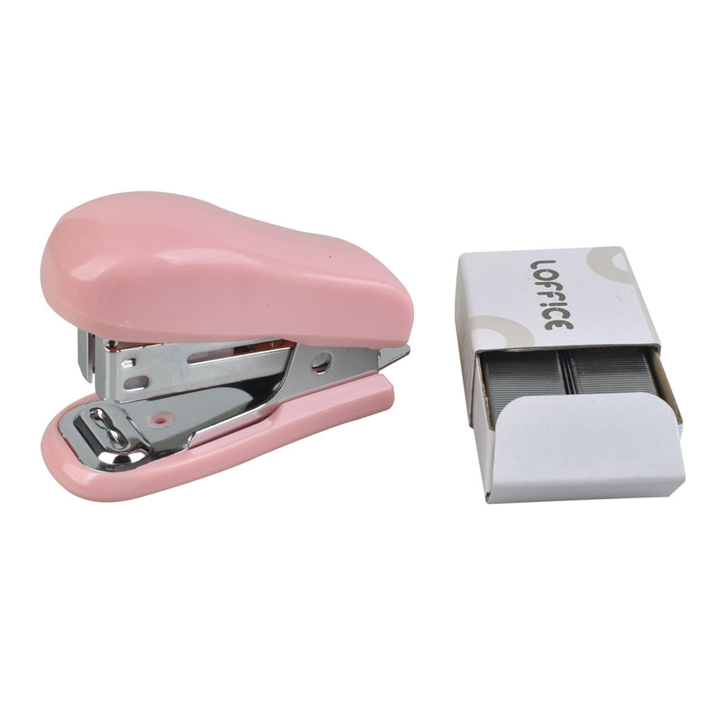 Detalhes do Mini Grampeador 6X4cm CV244900 Loffice Sortido