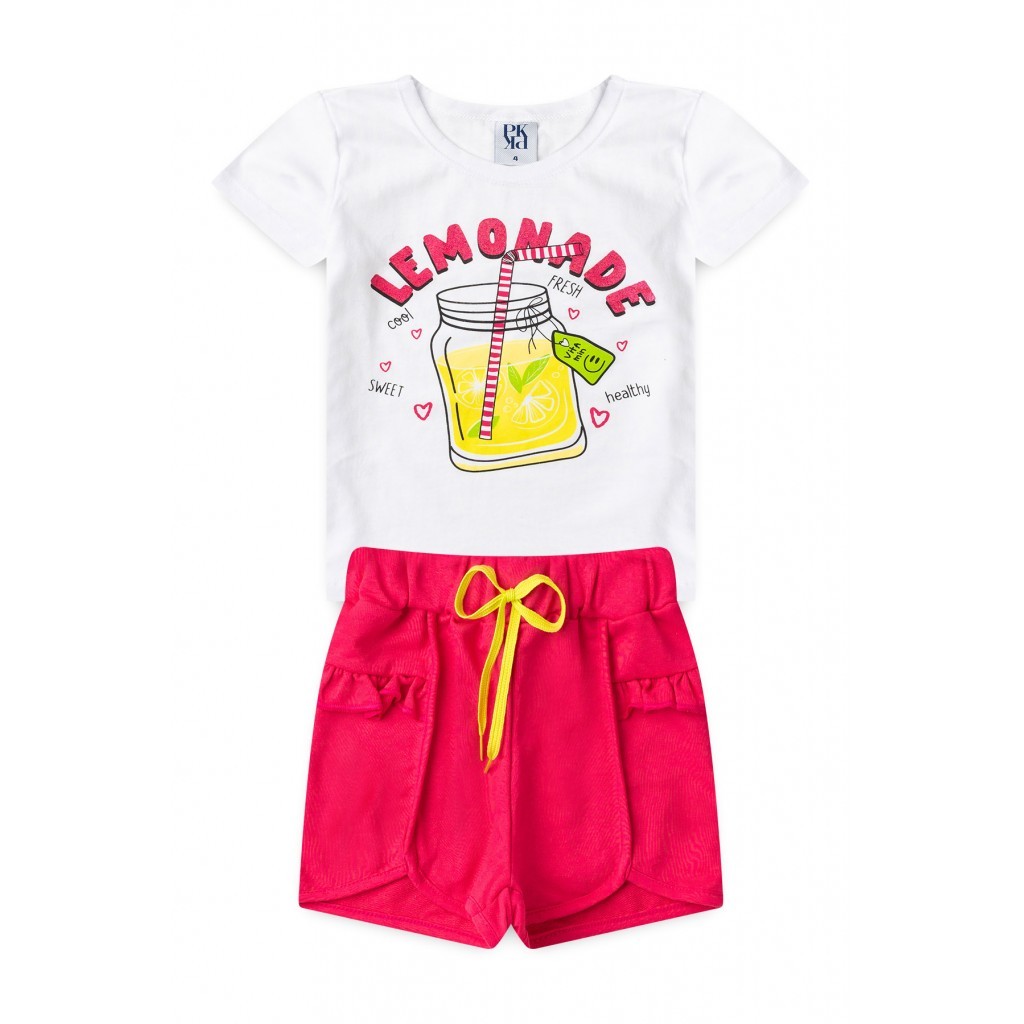 Conjunto Infantil Feminino Limonada Refrescante